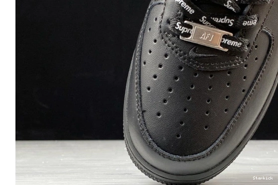  1 Force  Supreme CU9225-001 Air Nike Low Black 0321